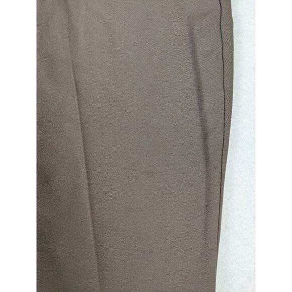 VINTAGE 70s/80s MEN'S TAUPE BROWN SLACKS PANTS - CANYON - SIZE 38X35 - Picture 6 of 16